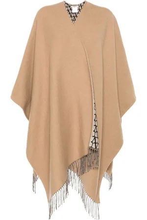 VALENTINO GARAVANI Signature VLogo-lining cape