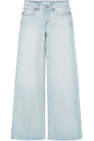 RE/DONE Mid-rise wide jeans