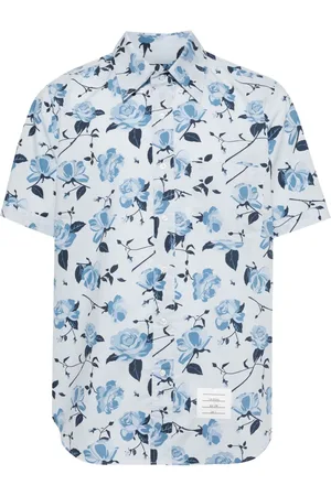 Thom Browne Rose floral poplin shirt