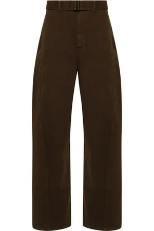 LEMAIRE Twisted belted jeans