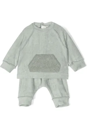 TEDDY & MINOU Logo-embroidered trousers set