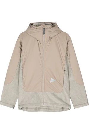 and wander Logo-print jacket