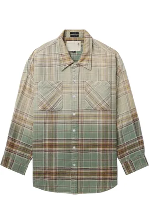 R13 Drop-shoulder work shirt