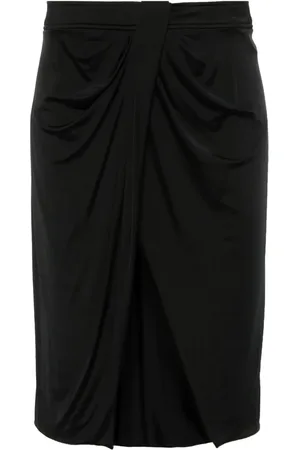 Tom Ford Wrap jersey mini skirt