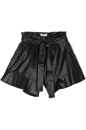 Twin-Set Stud-embellished flared shorts