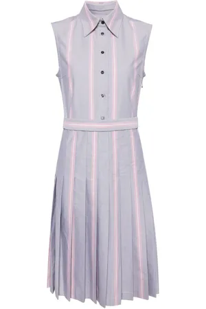 Thom Browne Striped belted dress