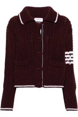 Thom Browne 4-Bar virgin wool cardigan