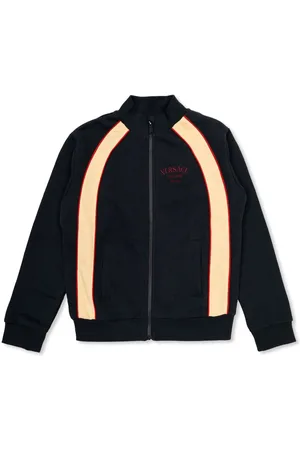 VERSACE Logo-embroidered sweatshirt