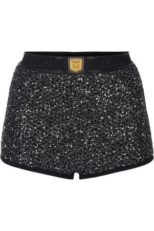 Elisabetta Franchi Sequin-embellished mini shorts
