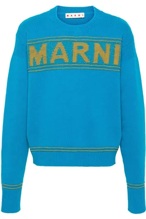 Marni Logo-intarsia sweater