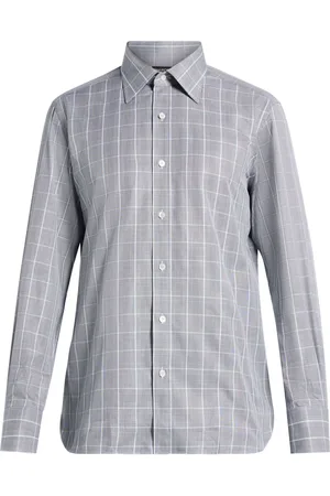 Tom Ford Check-print cotton shirt