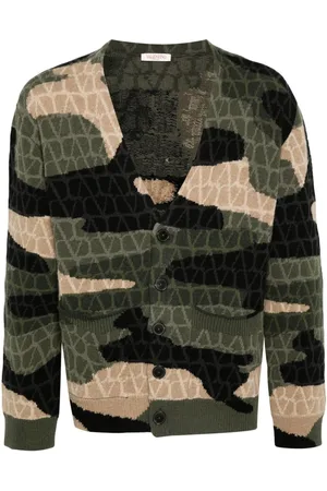 VALENTINO GARAVANI Toile Iconographe-print cardigan