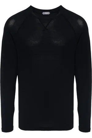 ZANONE Piqué-weave cotton jumper