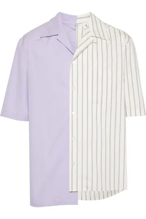 Lanvin Striped asymmetric shirt