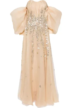 Saiid Kobeisy Off-shoulder beaded dress
