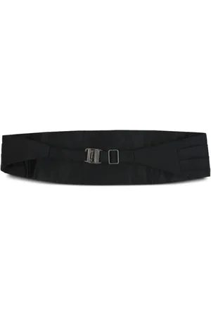 Ermenegildo Zegna Silver hardware silk belt