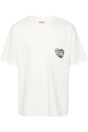 Kenzo Jungle Heart-print T-shirt