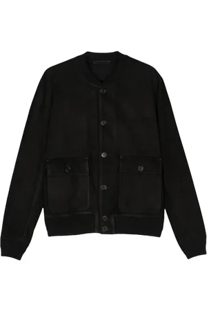 SALVATORE SANTORO Leather bomber jacket