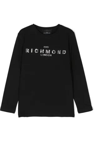 John Richmond Sequin logo-detail T-shirt