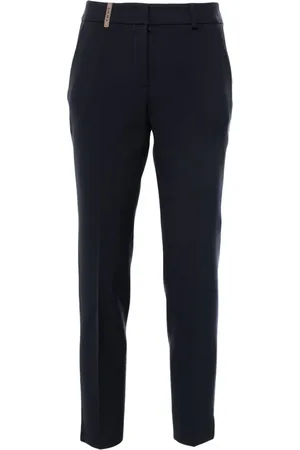 PESERICO SIGN Pressed-crease trousers
