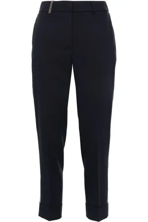 PESERICO SIGN Bead-embellished trousers