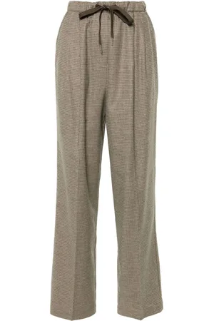 Pinko Check-pattern trousers
