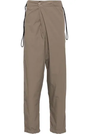 TRANSIT Overlap cotton trousers