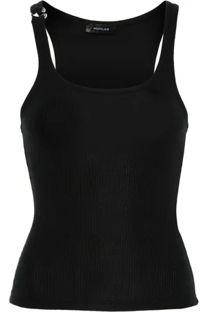 MUGLER Pierced tank top