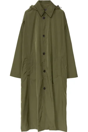 Fabiana Filippi Hooded technical-jersey parka coat