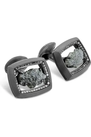 Tateossian Grey diamond cufflinks