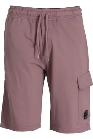C.P. Company Lens-detail fleece track shorts