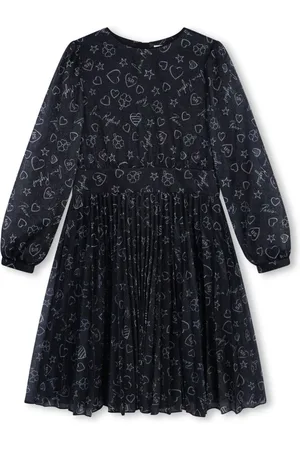 Sonia Rykiel Enfant Graphic-print glitter-embellished dress