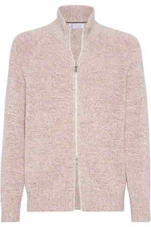 Brunello Cucinelli Mélange-effect cashmere cardigan