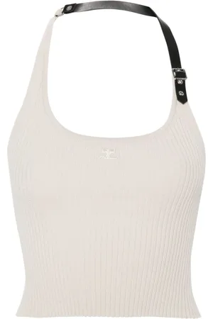 Courrèges Holistic knitted tank top