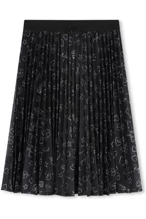 Sonia Rykiel Enfant Graphic-print pleated skirt