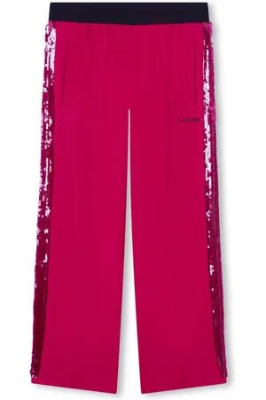Lanvin Sequin-trim trousers