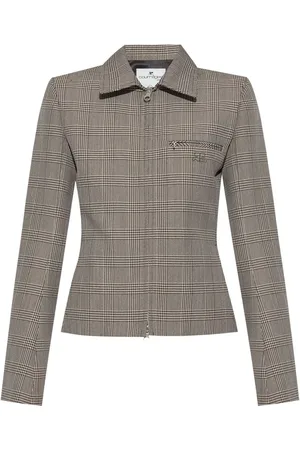 Courrèges Prince of Wales-check jacket