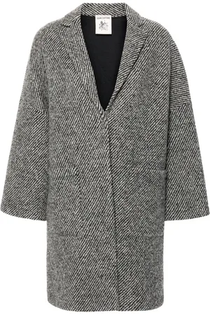 SEMICOUTURE Diagonal-pattern coat