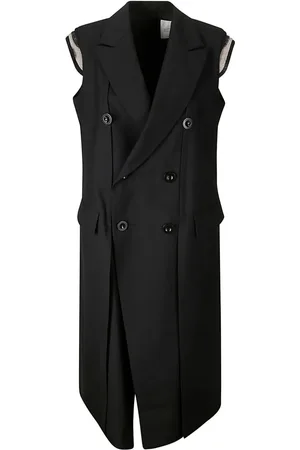 SACAI Suiting Long Vest coat