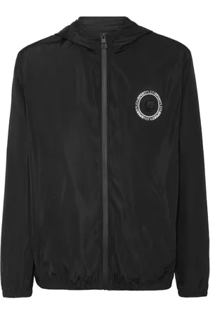 Philipp Plein Carbon Tiger hooded windbreaker