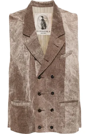 ZIGGY CHEN Distressed gilet