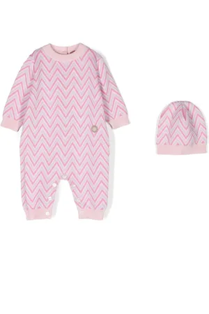 Missoni Logo-plaque romper set