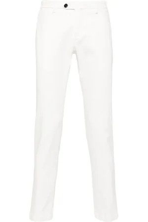 BRIGLIA Cotton chino trousers