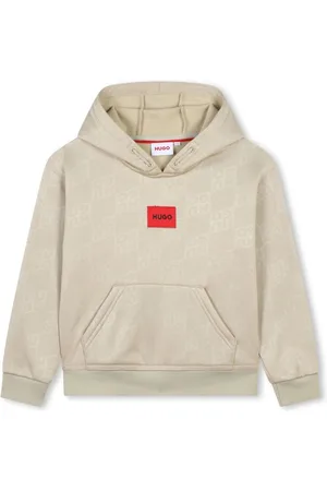 HUGO BOSS Monogram-pattern hoodie