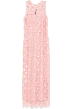 ROTATE Sleeveless maxi dress