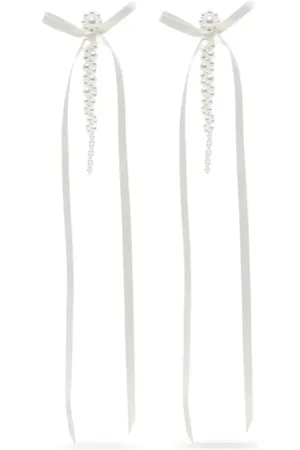 Simone Rocha Bow Ribbon Drip earrings