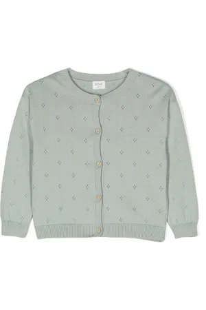 KNOT Sophie pointelle-knit cardigan