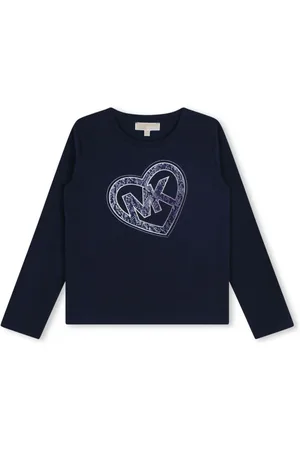 Michael Kors Logo-heart crew-neck T-shirt