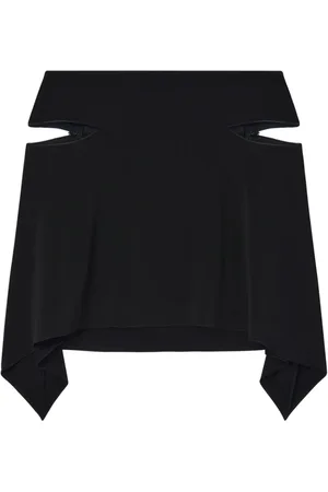 Courrèges Cut-out draped miniskirt