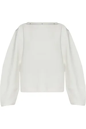 Emporio Armani Logo-tape boat-neck sweatshirt